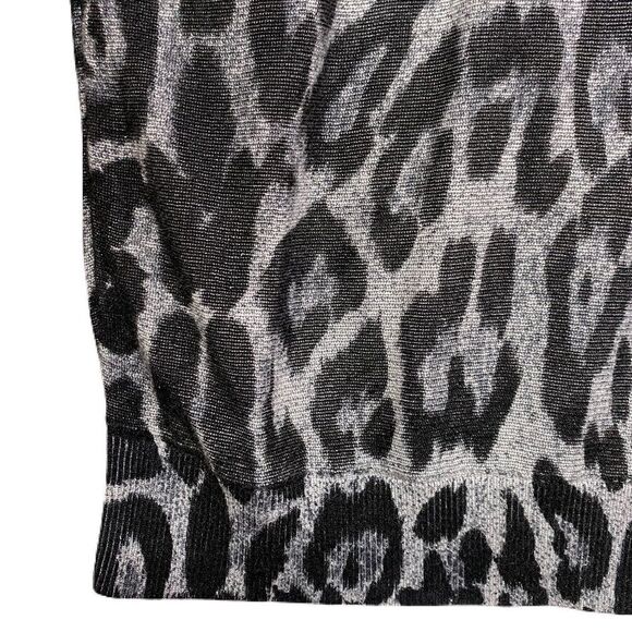 NWT INC Woman's 1X Leopard Sweater Tunic Top - Picture 5 of 6
